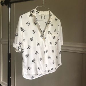 Forever 21 Button Up Top